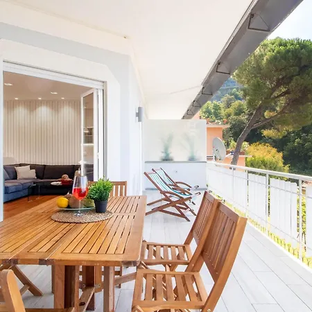 アパート La Terrazza Di Charlie Portofino Sea View ゾアーリ